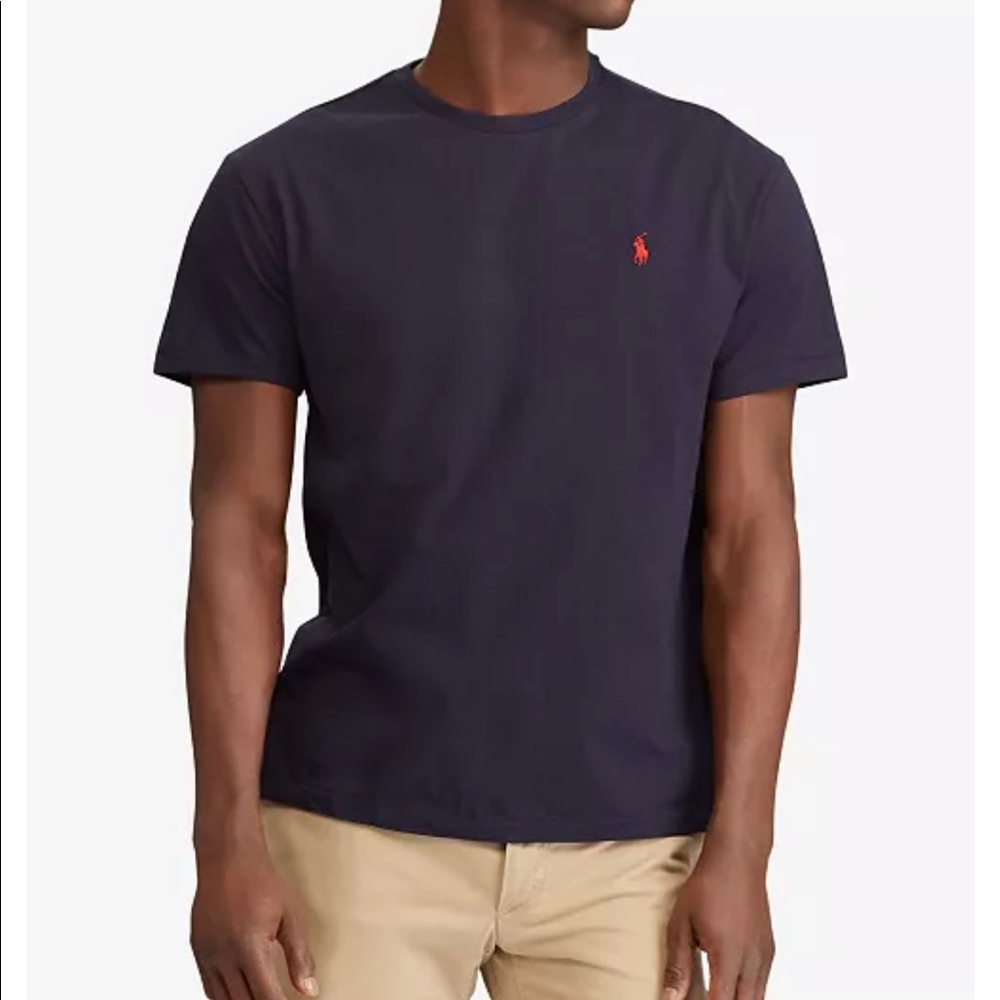 NWOT Ralph Lauren Polo Dark Blue ink crew neck t-shirt - small